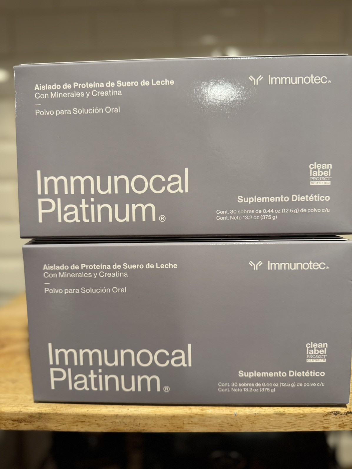 IMMUNOCAL PLATINUM 2 Boxes (60 pouches) EXP 2028
