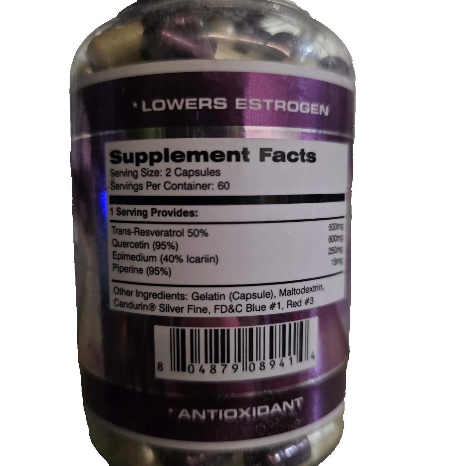 AI Sports Nutrition Post Cycle Support Natural Testosterome Enhancer 120 Capsule