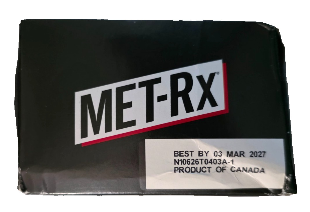MET-Rx Big 100 High Protein Meal Replacement Bars BLUEBERRY COBBLER 3/2027