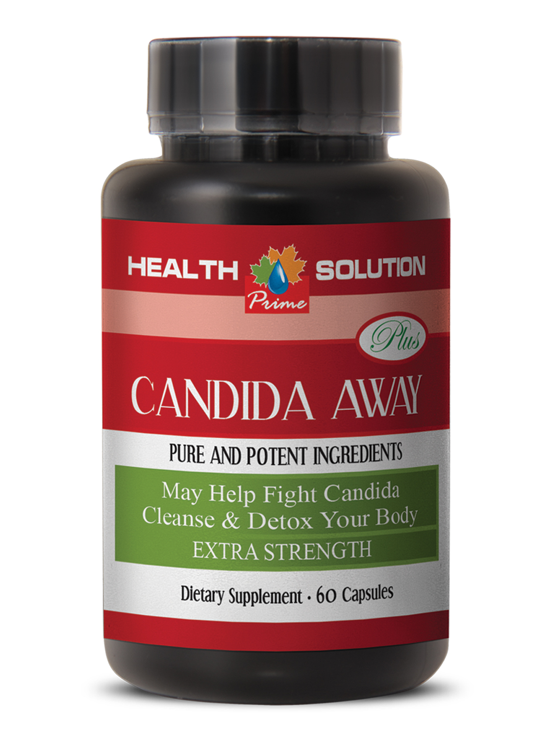 pure herbal product – CANDIDA AWAY – balance your body – 1 Bottle, 60 Capsules