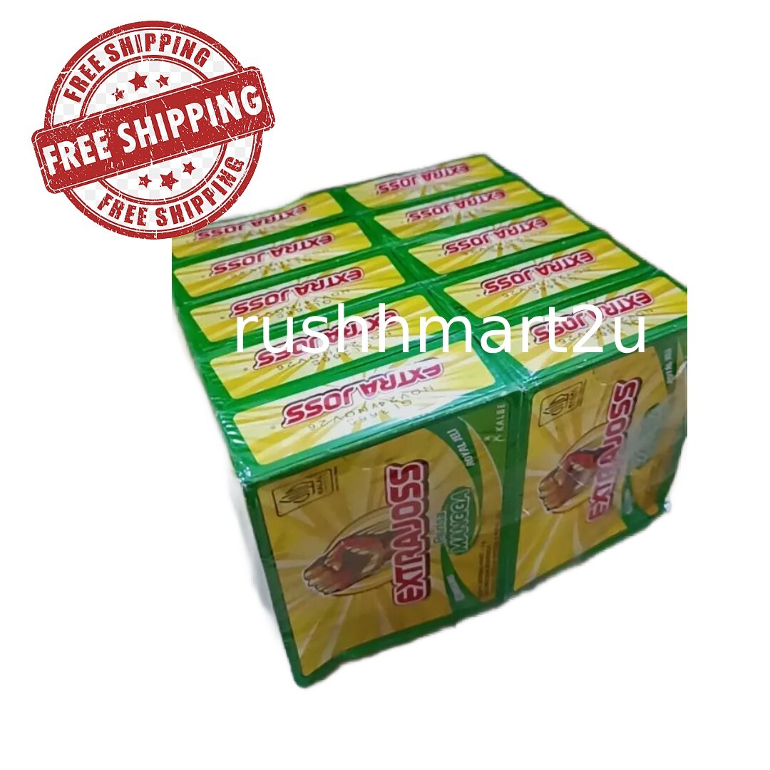 EXTRA JOSS Mango Flavor 10 Box (60 Sachets) Energy Drink Powder FREE SHIPPING