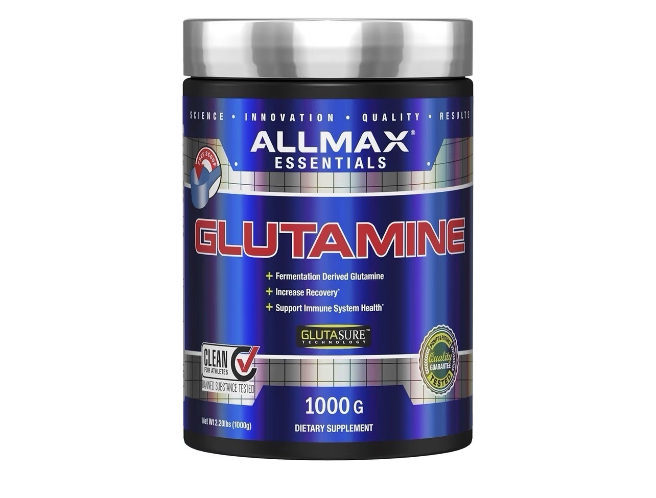 ALLMAX Essentials, Glutamine, 2.2 lbs (1,000 g)