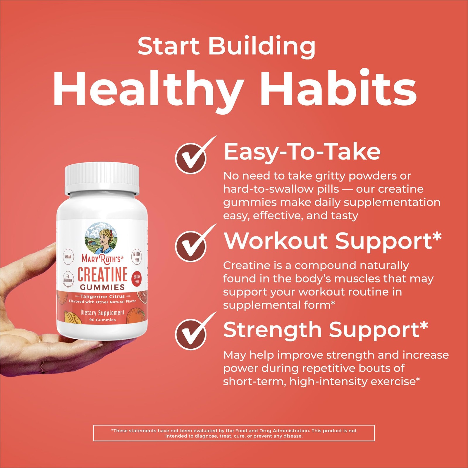 Creatine Gummies | Creatine Monohydrate Gummies | 3g Creatine Per Serving | C…