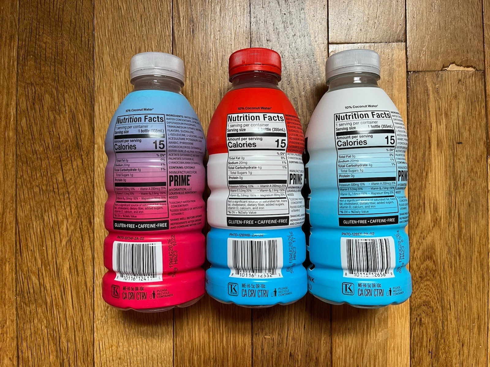 12oz PRIME Hydration Bundle | Cherry Freeze, Ice Pop, Berry Freeze