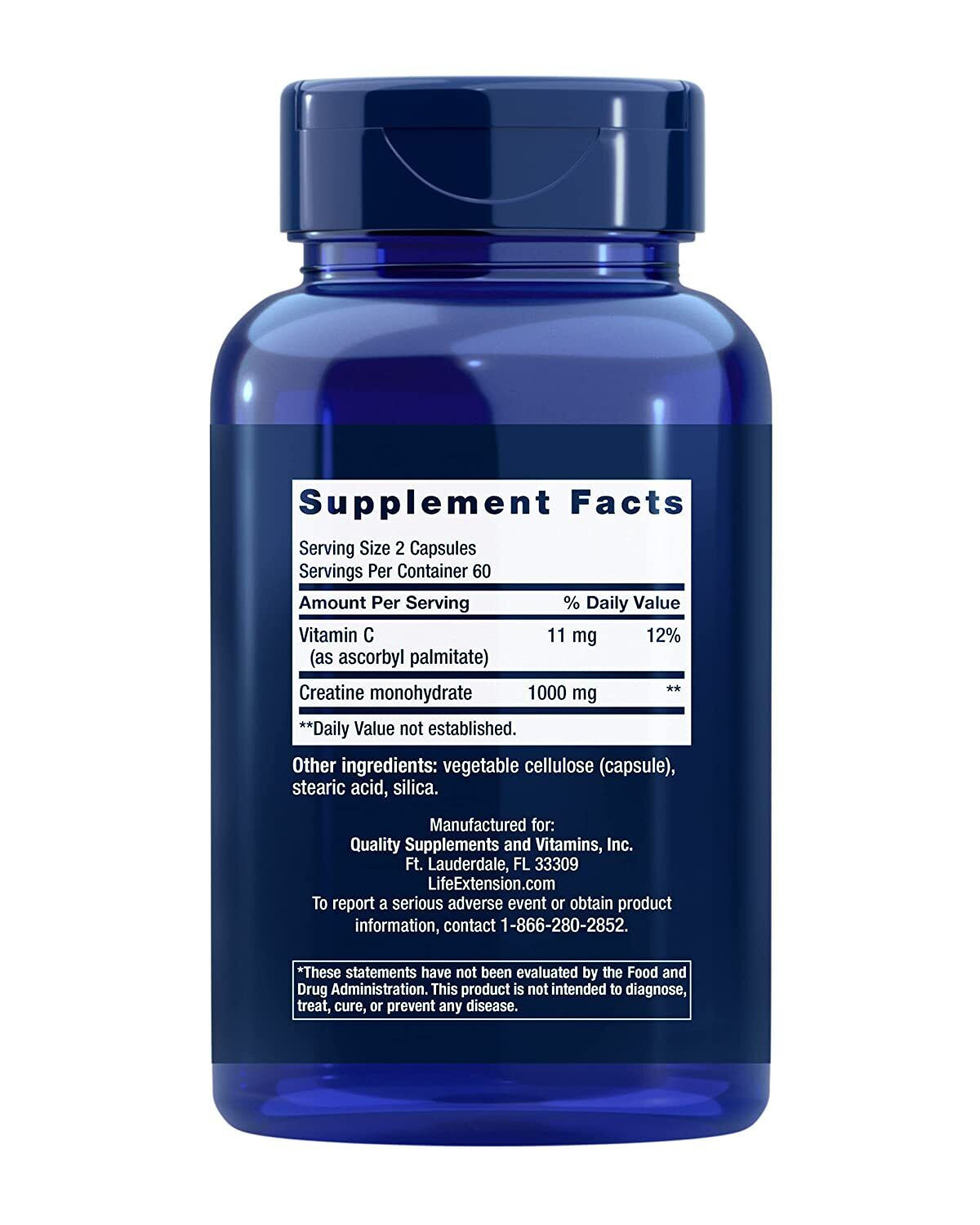 Micronized Creatine Monohydrate Capsules for Muscle Building Support Strength&Po
