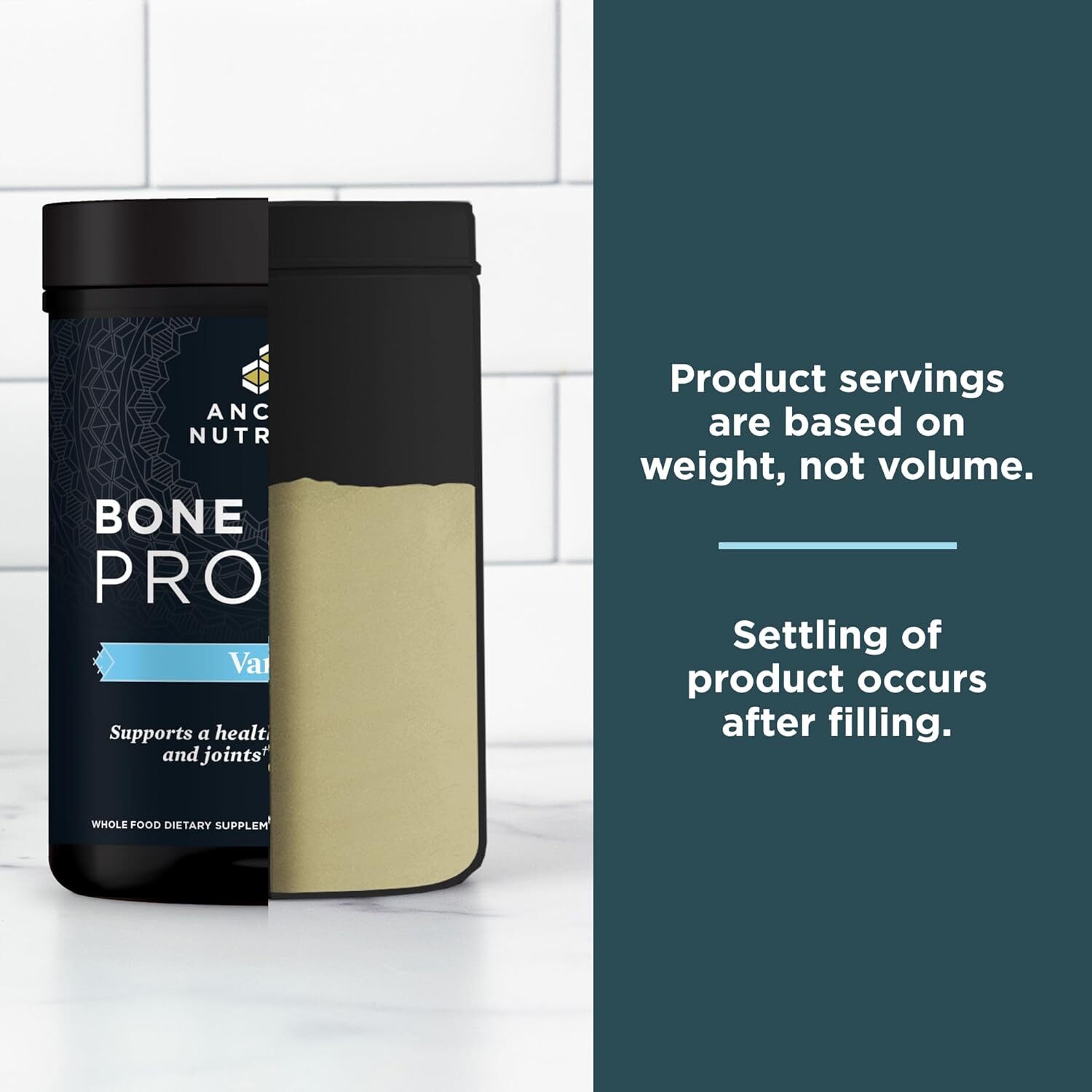 Ancient Nutrition Bone Broth Protein Powder Vanilla 17.4 Oz