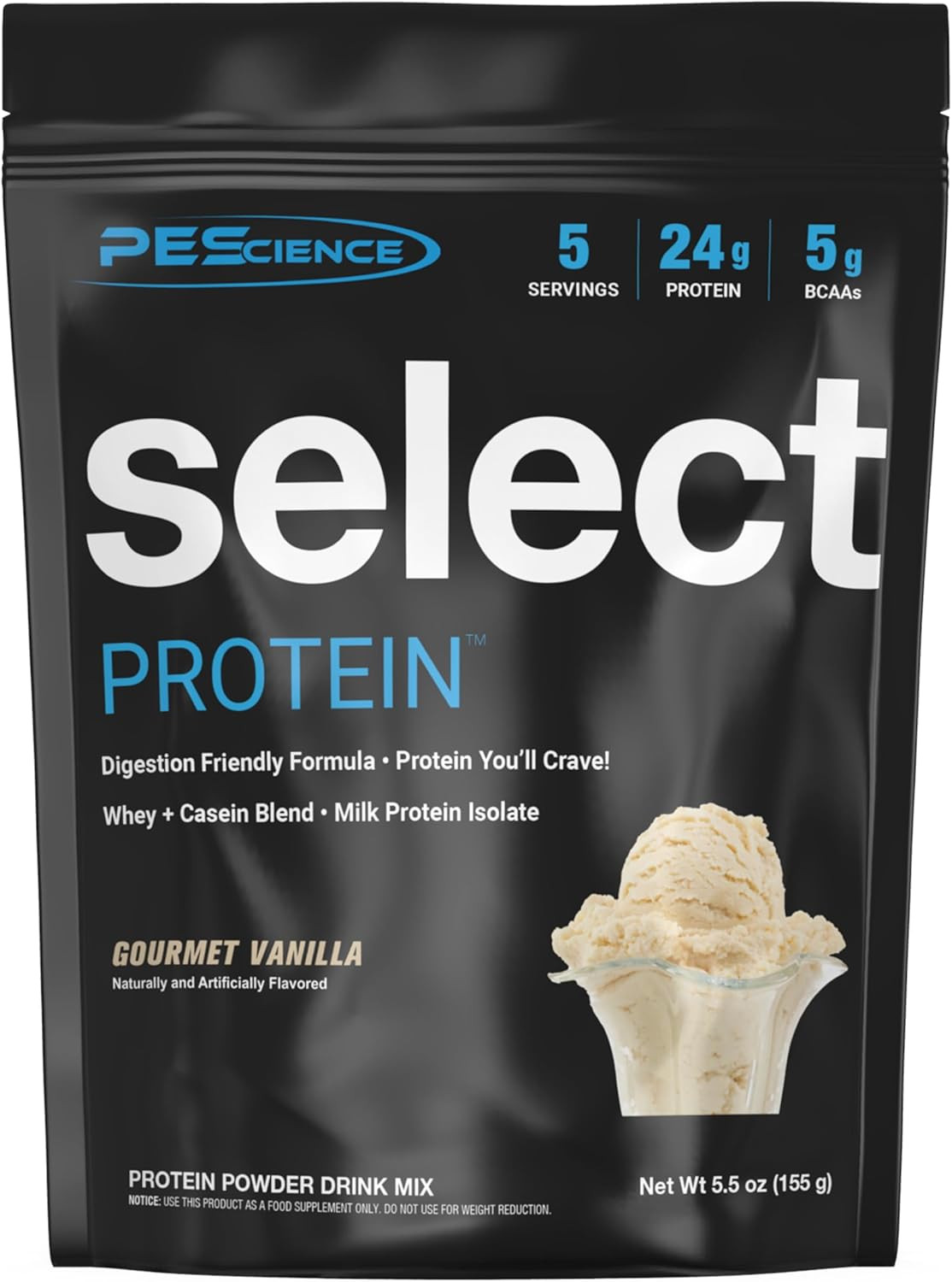 Select Protein Powder, Whey and Casein Blend, Lean Protein Powder