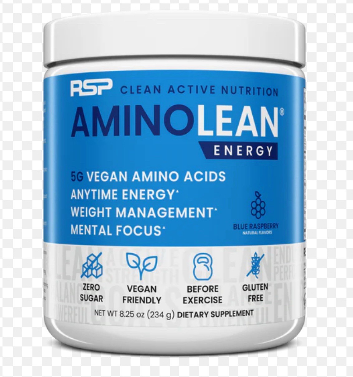 RSP NUTRITION Aminolean Pre Workout Powder, Amino Energy & Weight Management wit