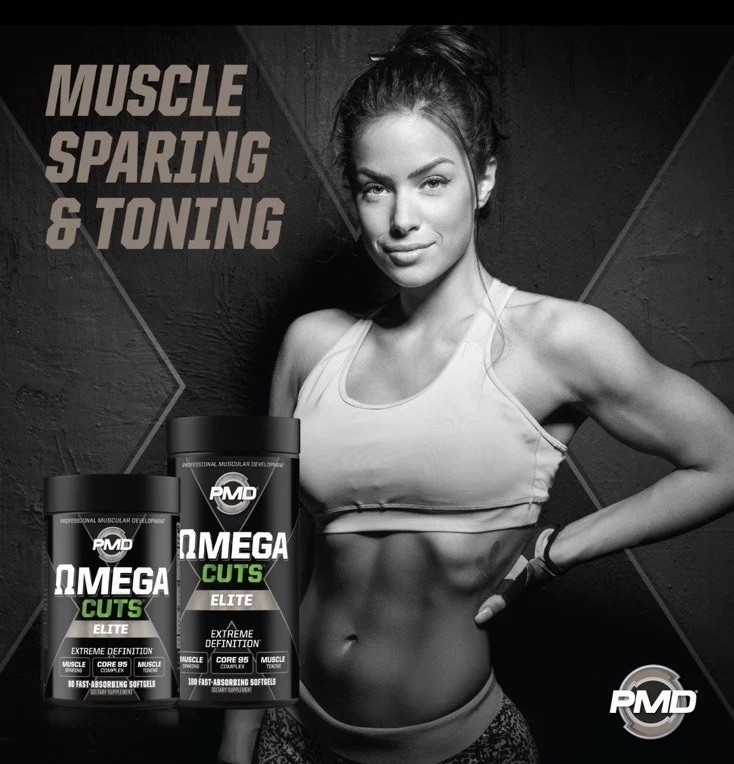 Omega Cuts Elite- Omega Fatty Acids & CLA for Muscle & Definition – 90 Softgels