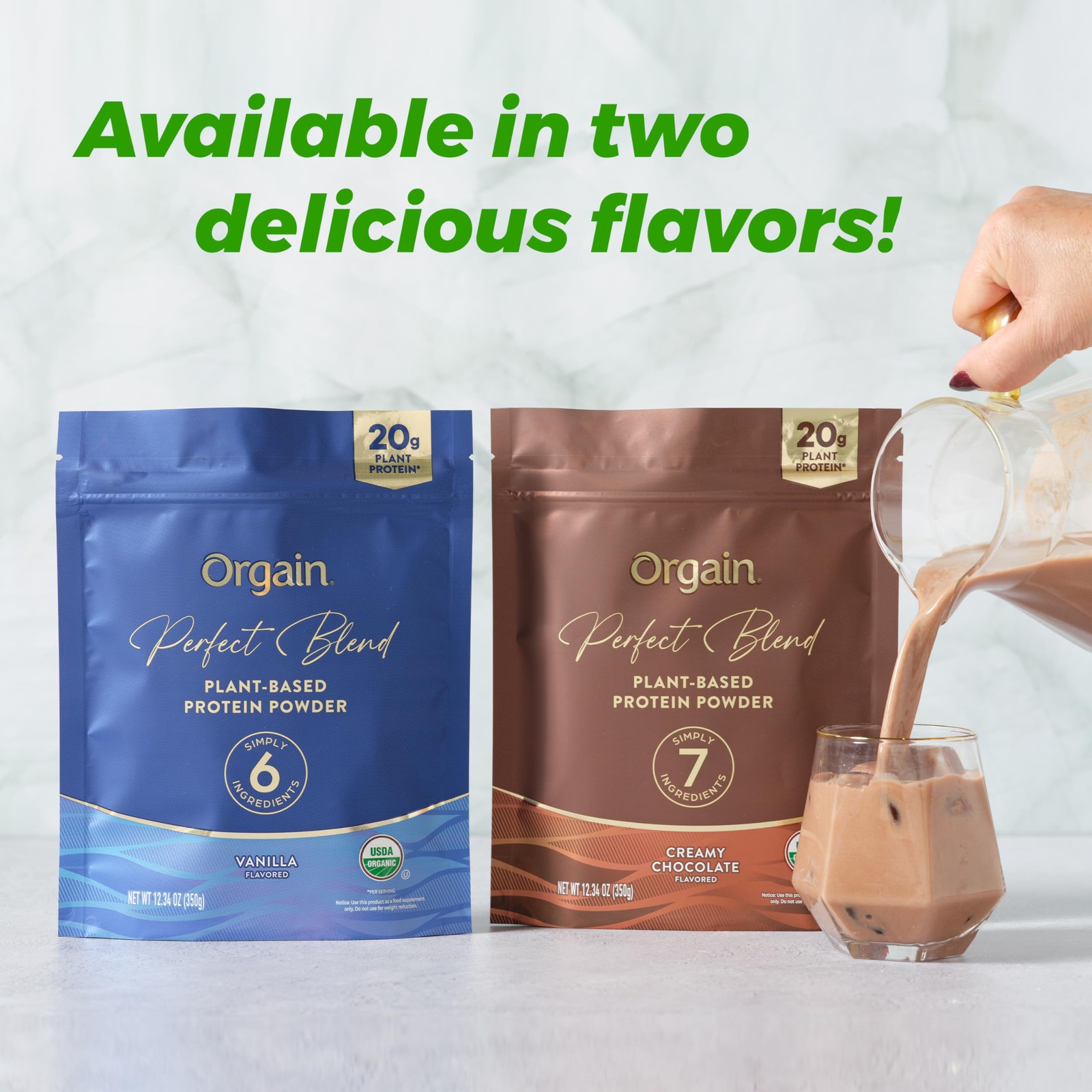 Orgain Organic Vegan Perfect Blend Protein Powder, 12.34 Ounce (Pack of 1)