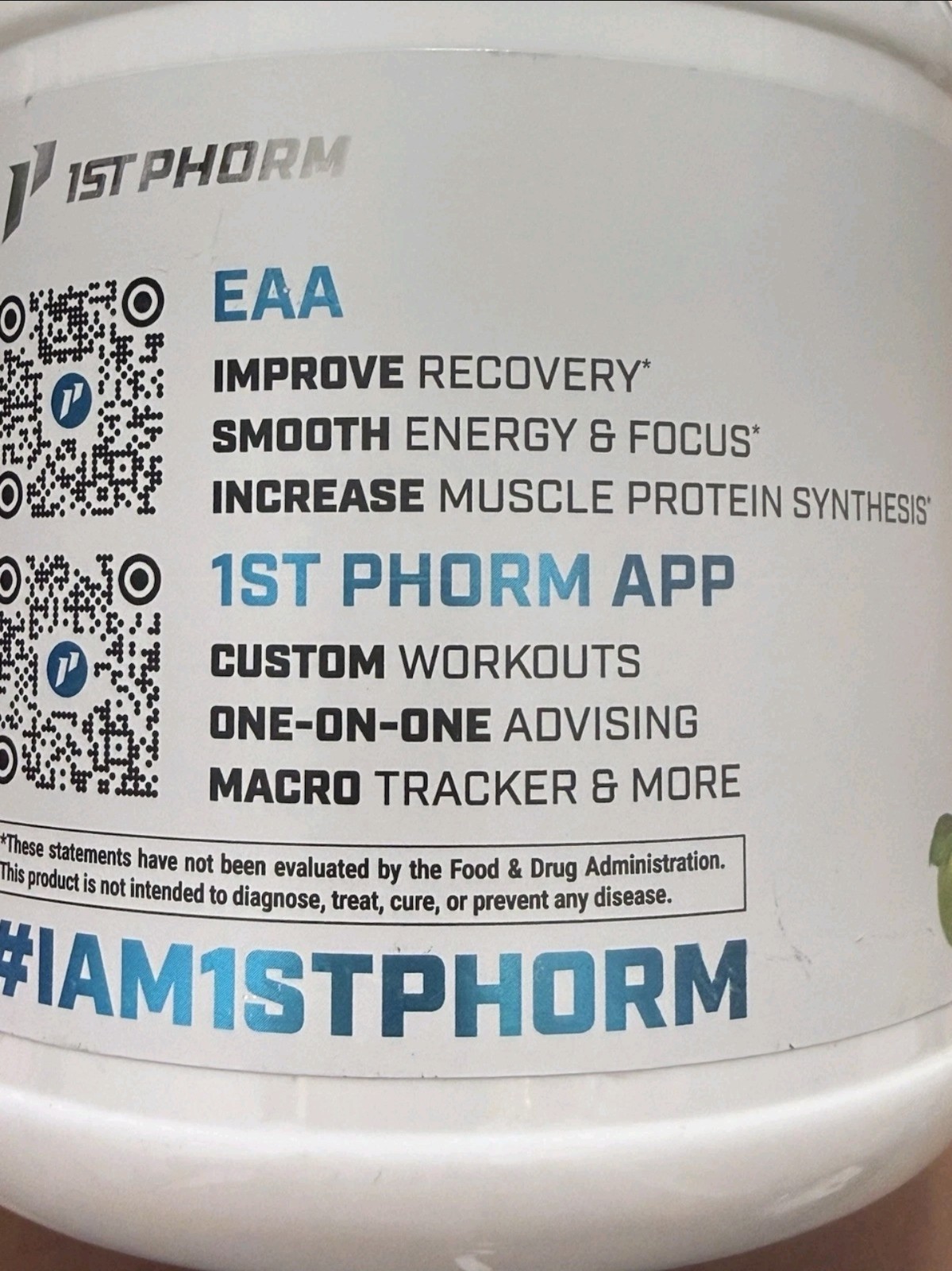 1st Phorm EAA Essential Amino Acids Sour Green Apple 60 Servings Sealed New