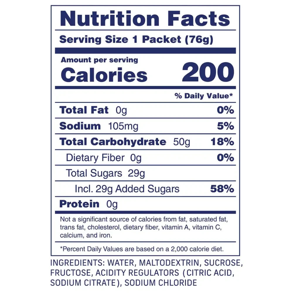 Carbs Fuel Original 50G Energy Gel