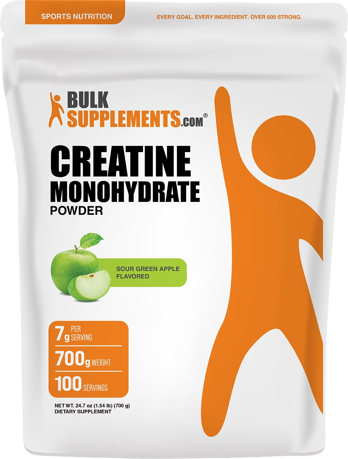 Bulksupplements Creatine Monohydrate Powder – Creatine Supplement, Micronized Cr