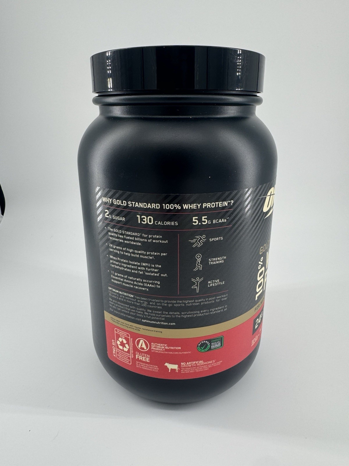 Optimum Nutrition Gold Standard 100% Whey 2lbs. Protein Powder with Banana Cream