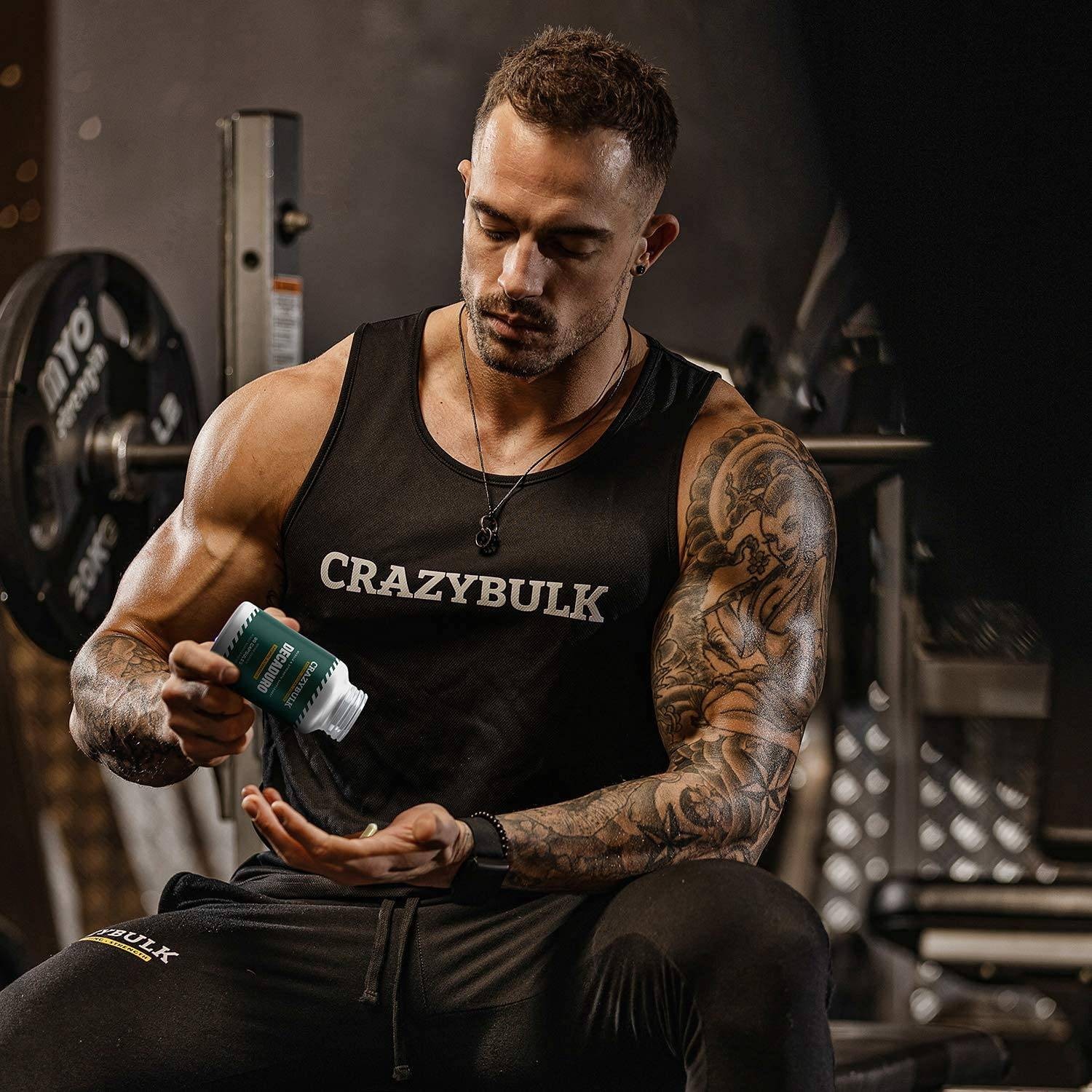 CrazyBulk Decaduro Stack Recovery Energy Workout 90 capsules Pack of 1 F/S