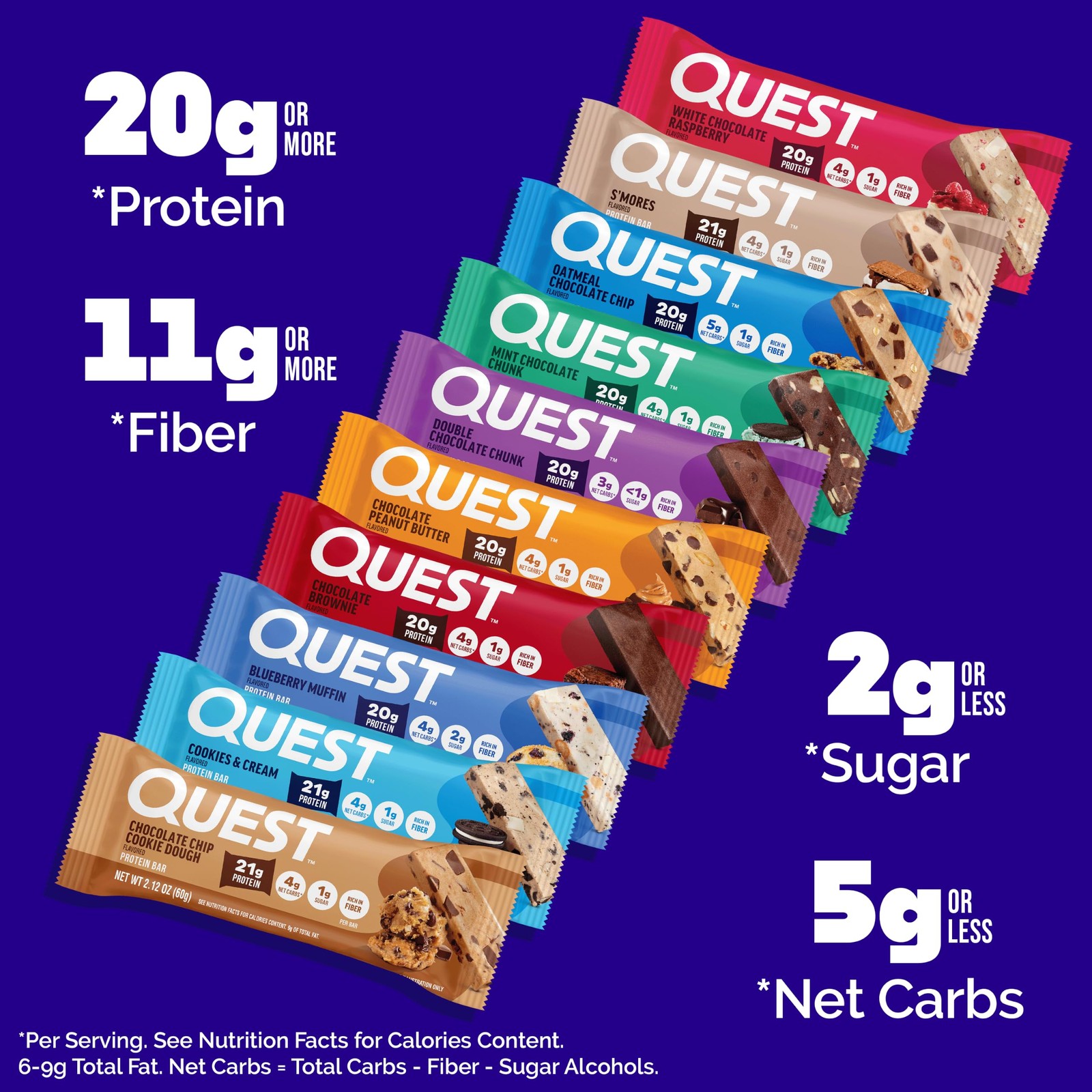 Quest Nutrition Ultimate Variety Pack Protein Bars, High 12 Count (Pack of 1)