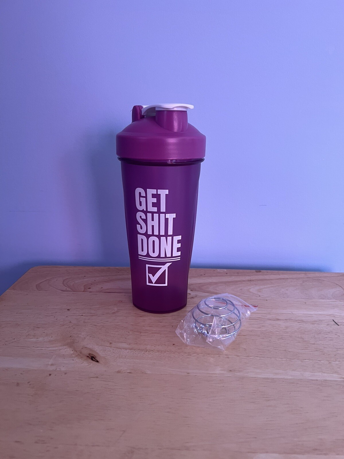BlenderBottle 28oz Shaker Bottle Mixer For Protein Shake “Get Stuff Done”