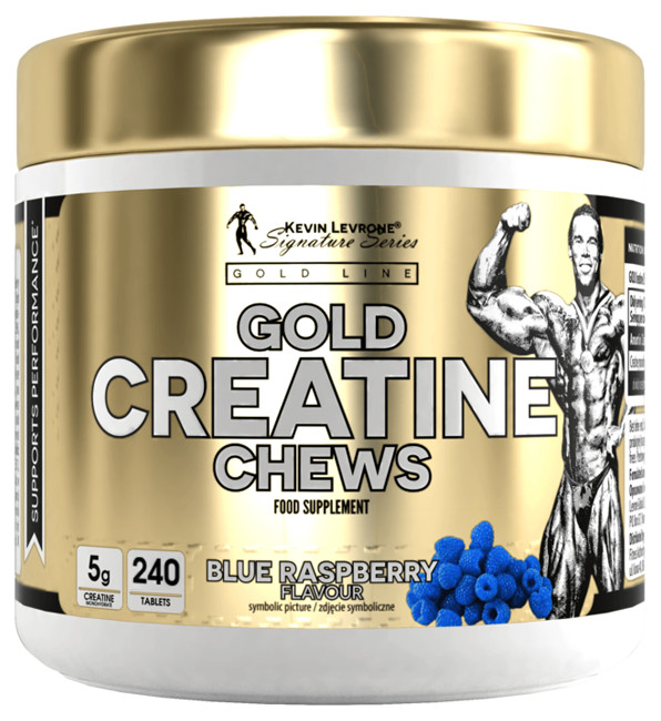 Levrone Gold Creatine Chews 240 Tab Blue Raspberry