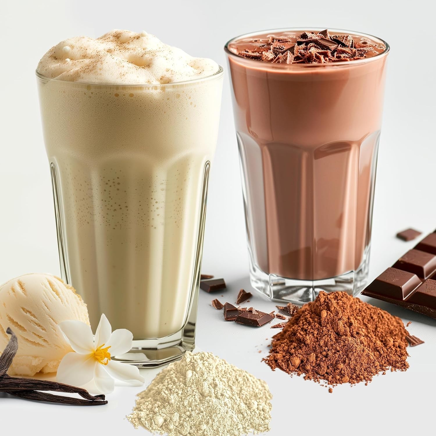 Whole Feast Beef Protein Powder Milk Chocolate Grass Fed Collagen BCAAs 21g