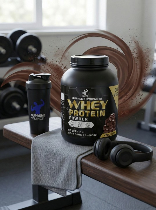 Supreme Strength Whey Protein Powder 5 LBS/ Chocolate
