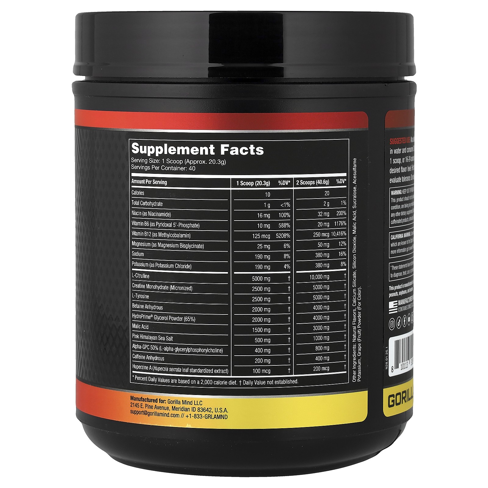 Mode®, Pre-Workout Formula, Blackberry Lemonade, 1.79 lb (812 g)