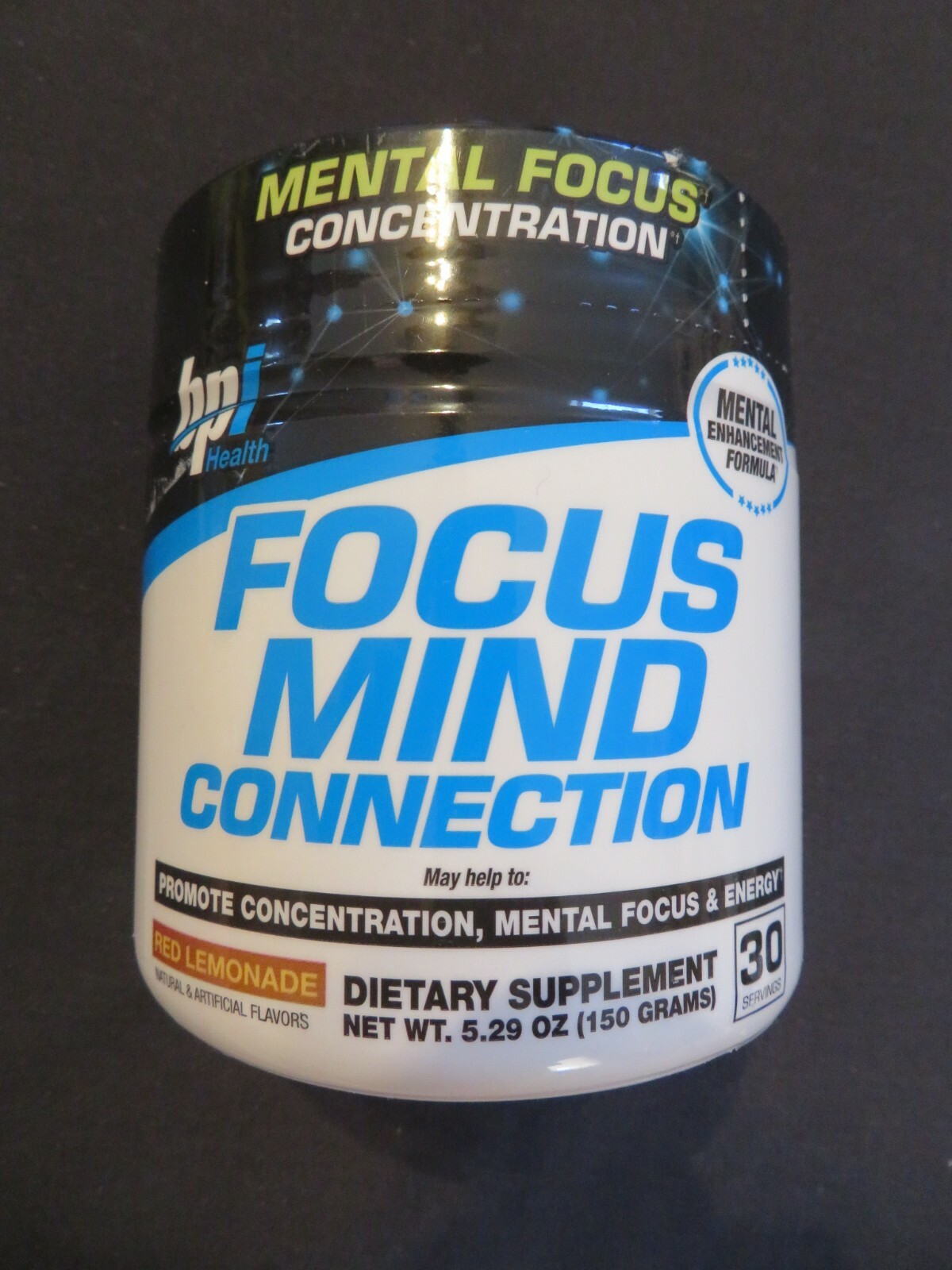 BPI Health Focus Mind Connection Red Lemonade 5.29 Oz 30 Servings @O