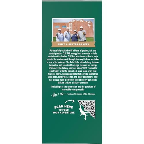 CLIF BAR – Energy Protein Bars – 10 Count (Pack of 1), Oatmeal Raisin Walnut