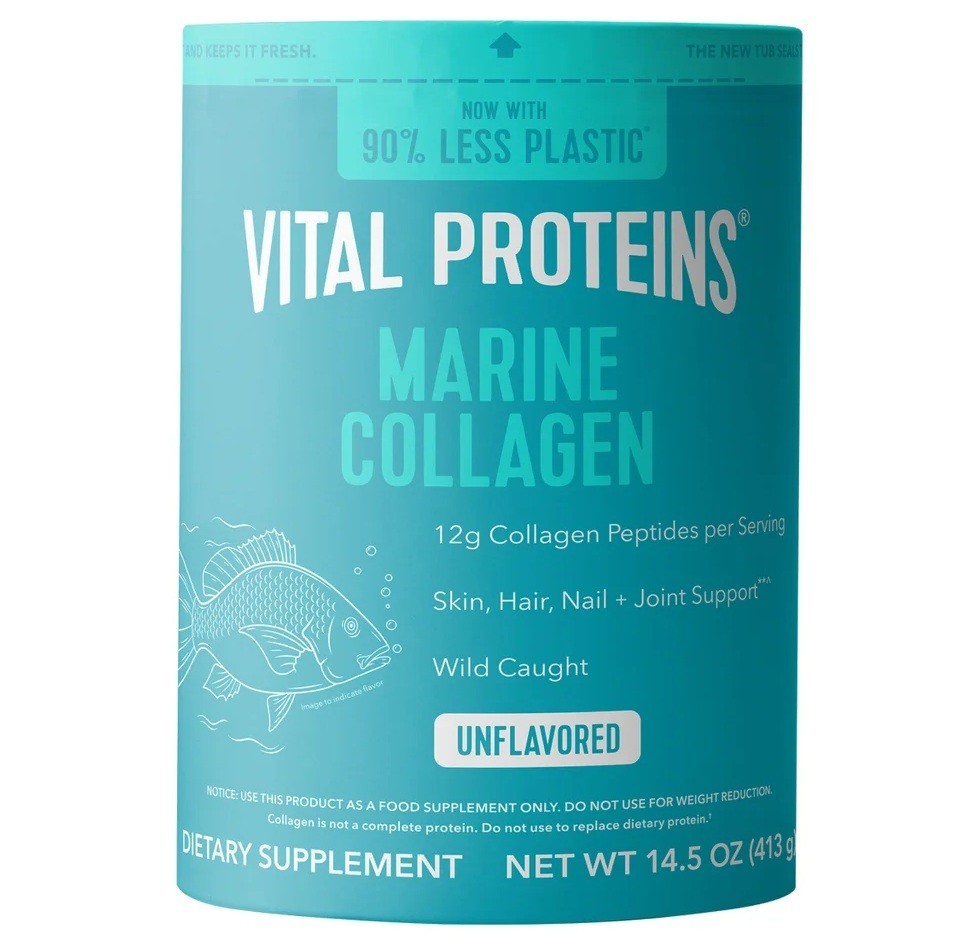 Vital Proteins Marine Collagen, Unflavored, 14.5 oz Dairy Gluten Free 34 Serving