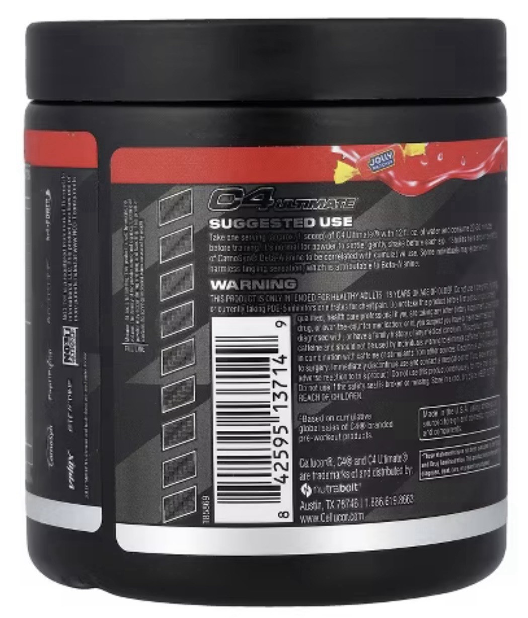C4® Ultimate, Pre-Workout, Jolly Rancher Cherry, 14.7 oz (416 g)