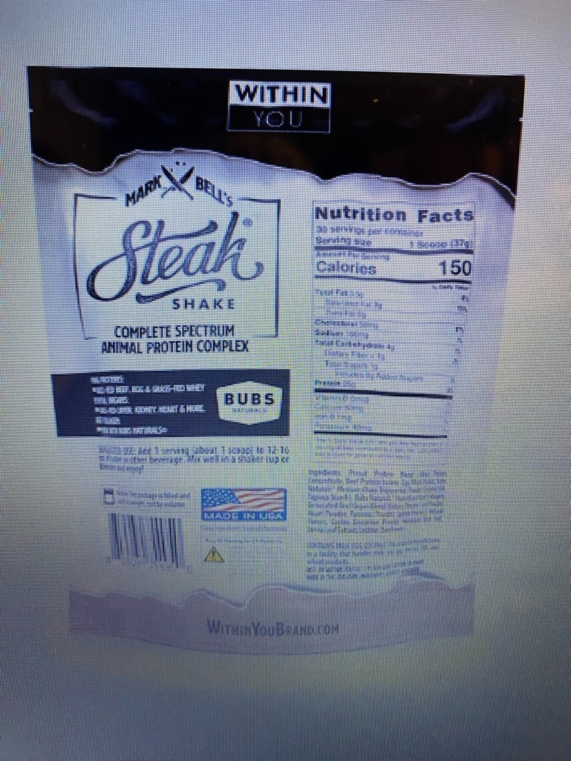 Steak shake, Mark Bell’s by Within You, Cinnamon Roll
