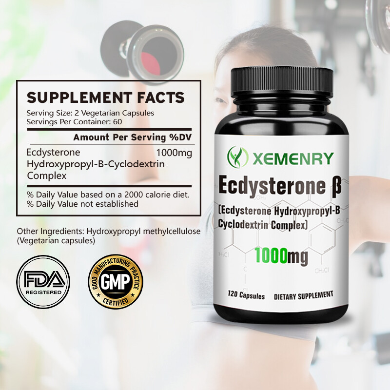 Ecdysterone 1000mg – Supports Energy, Performance, Muscle Health & Recovery Fast