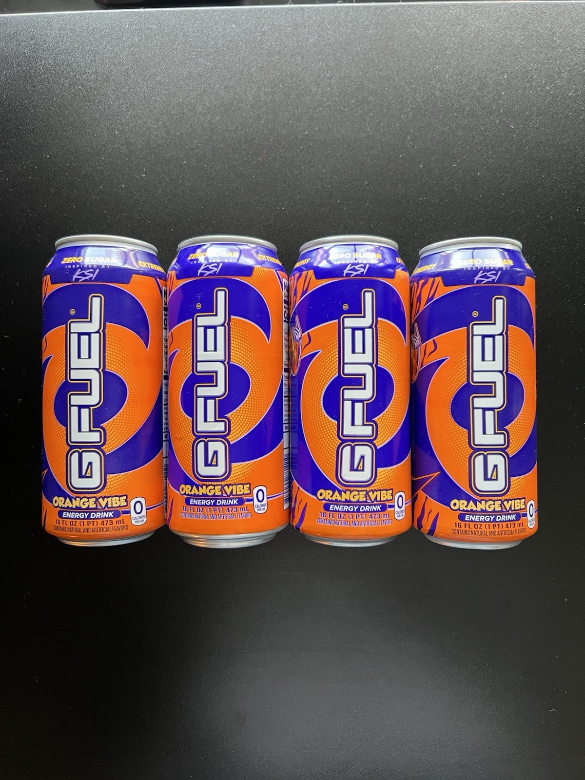 KSI Orange Vibe Gfuel Cans Sealed