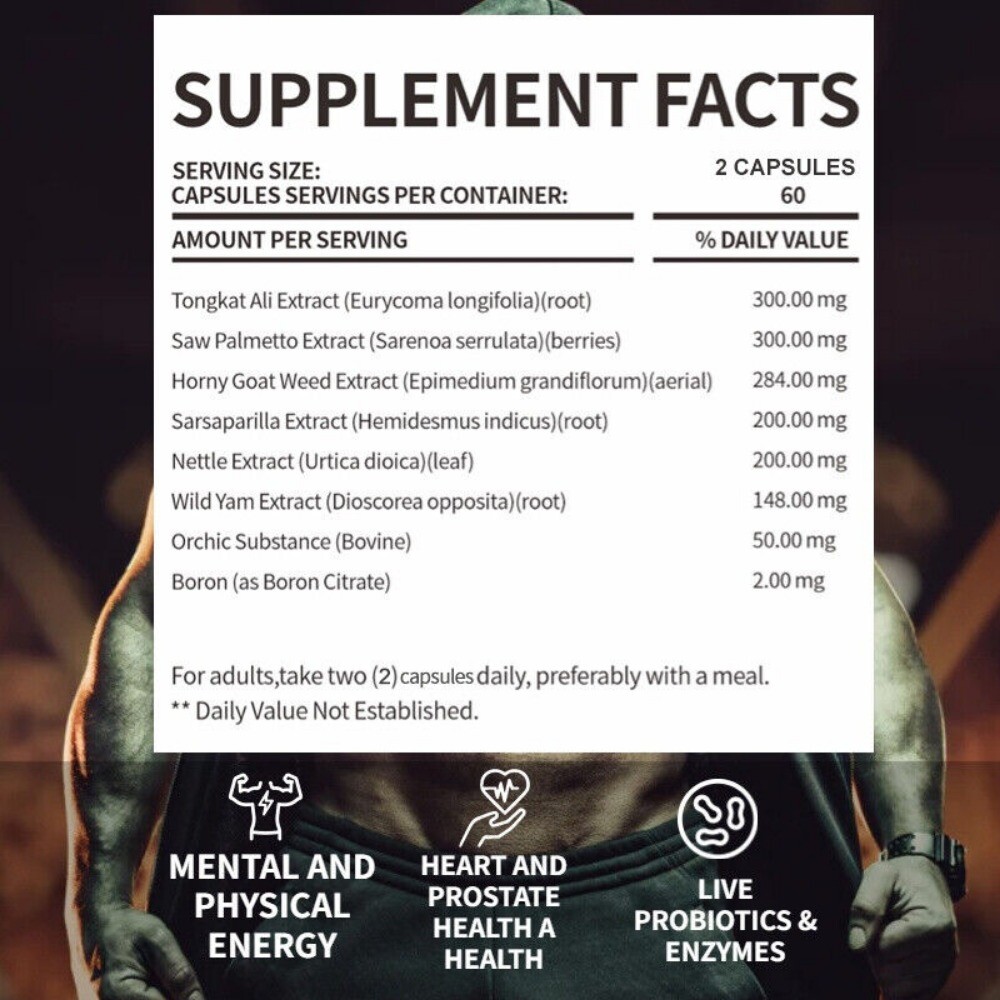Daitea Testosteron Booster – Increase Energy, Improve Muscle Strength