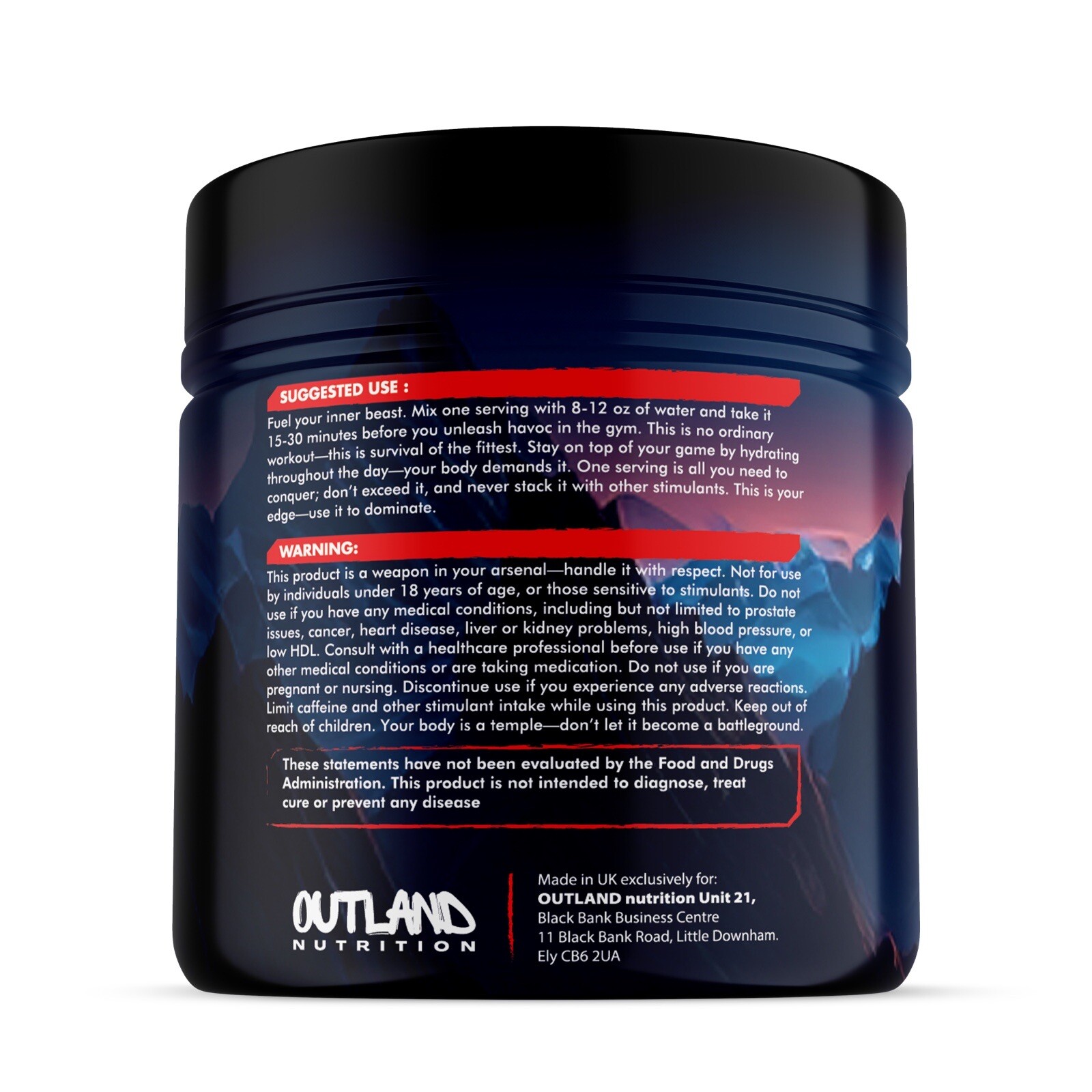 high stim pre workout powder