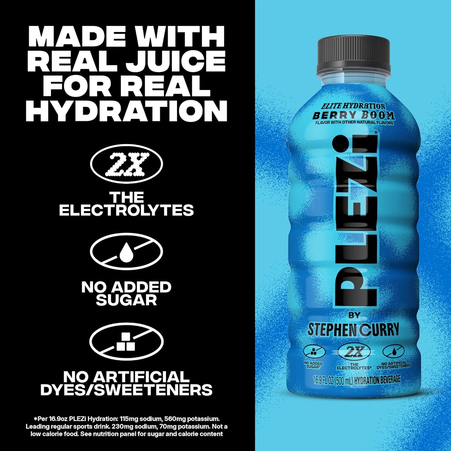 Electrolyte Hydration Drink No Sugar Added