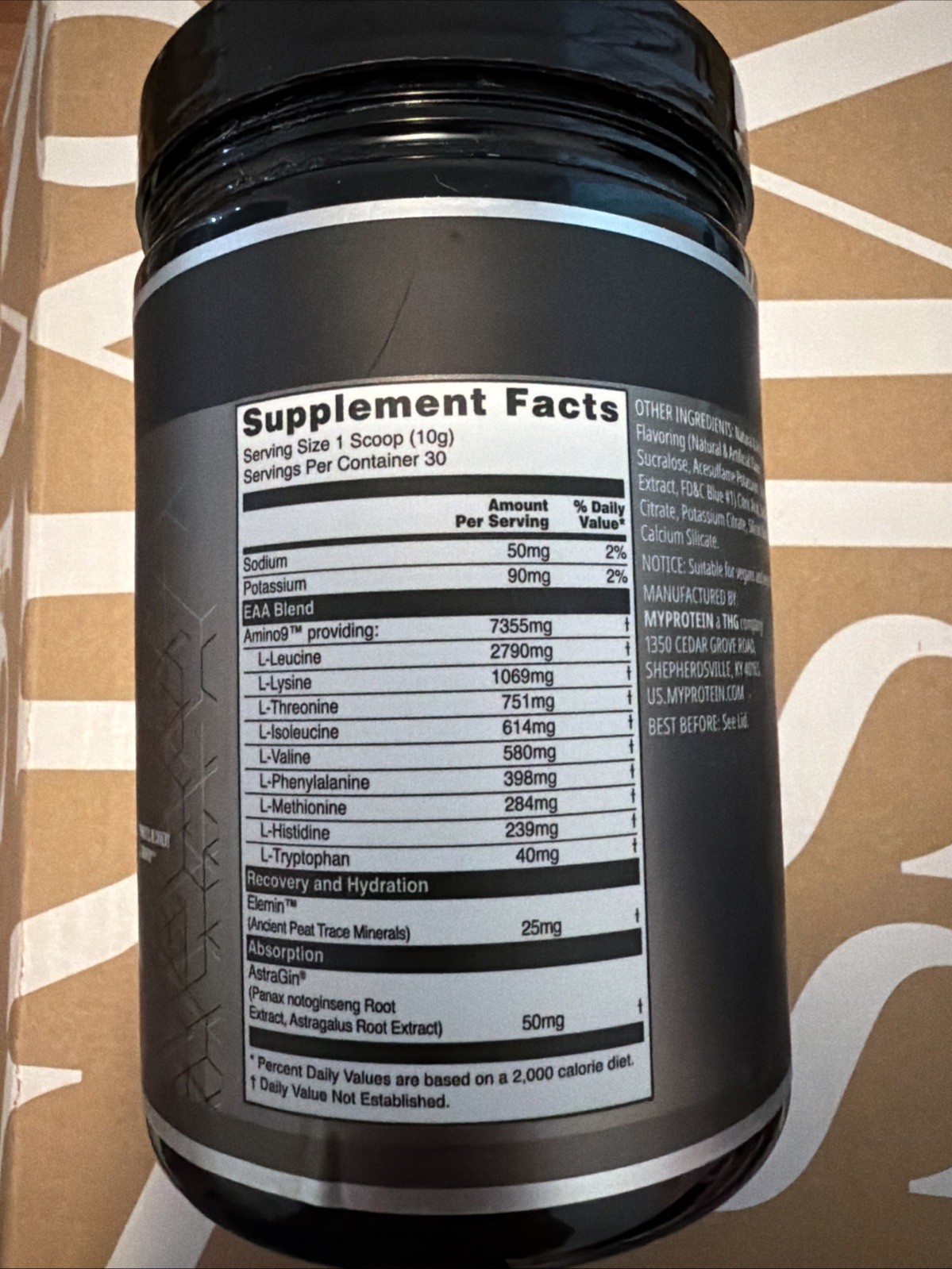 my pro EAAs Blue Raspberry 300 g