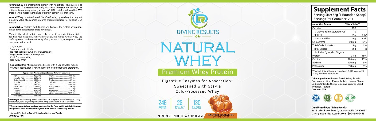 Natural Whey (Salted Caramel)