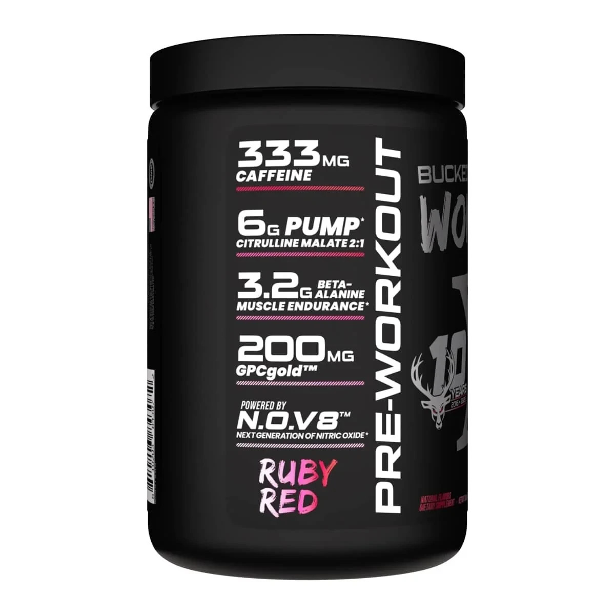 BUCKED UP WOKE AF X 10 Year Anniversary PRE-WORKOUT Energy Pump Focus 30 Serving