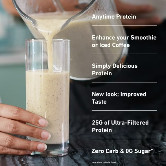 Isopure Zero Carb 100% Whey Protein Isolate Vanilla Protein Powder, 25g, 15 Serv