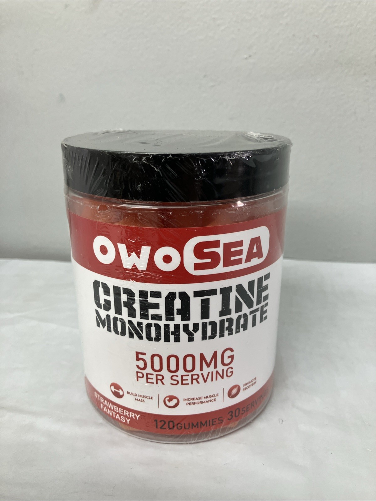 Creatine Monohydrate Gummies – Muscle, Stamina, & Recovery – Sugar-Free – 120ct