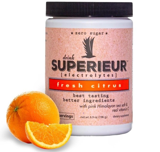 Superieur Electrolytes 70 serving Canister – Fresh CITRUS 🍋‍🟩Lot Of 2