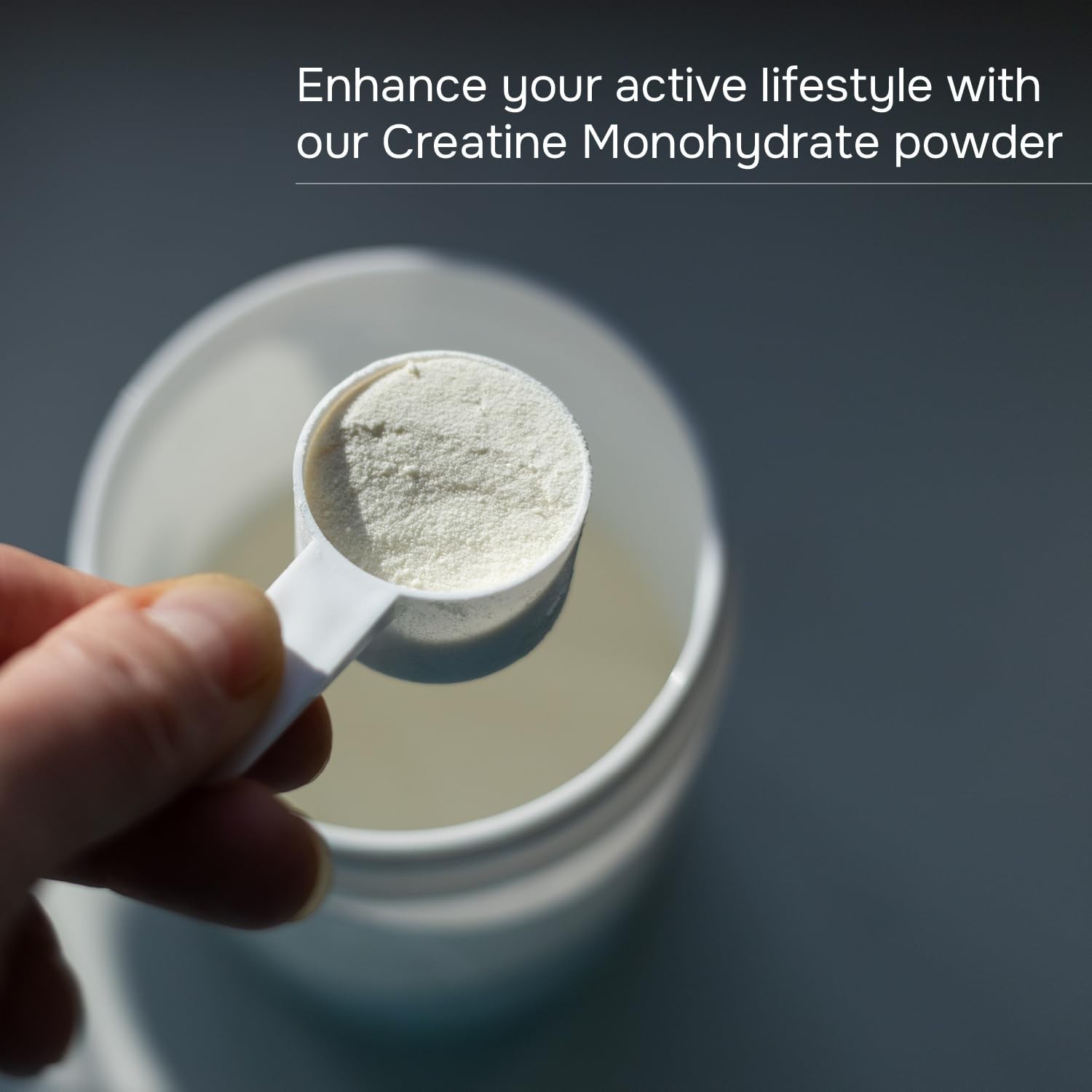 Pure Creatine Monohydrate Powder – Unflavored, Boosts Strength & Muscle Recovery