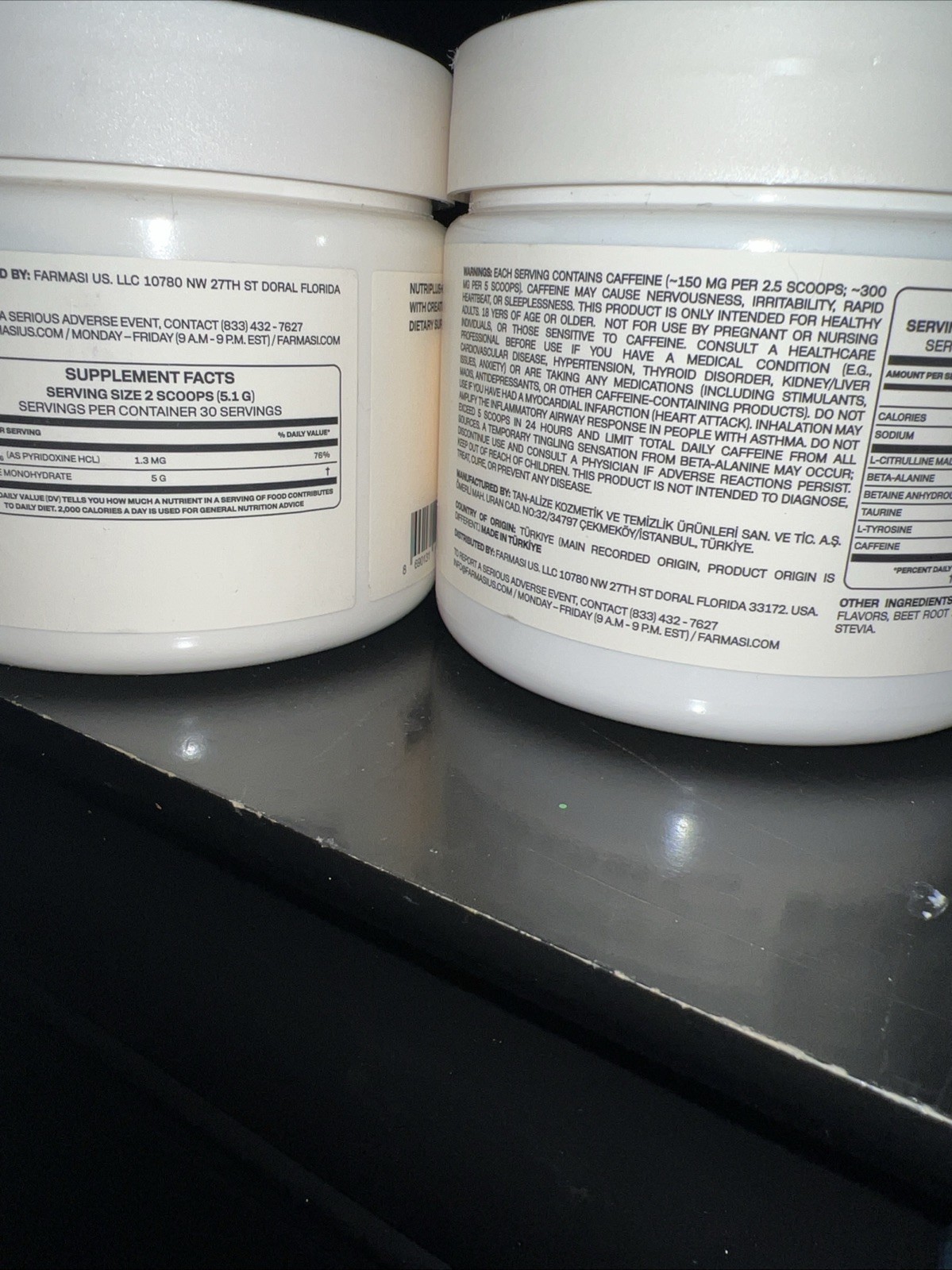 Creatine And Pre Workout Powder Vegan Farmasi