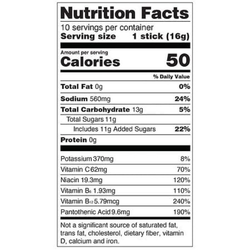 Hydration Multiplier Electrolyte Drink Mix Lemon Lime 0.56 oz