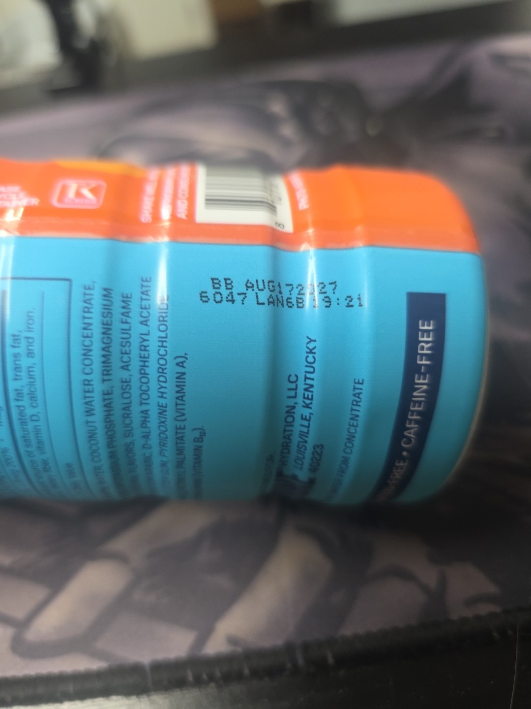 LIMITED EDITION FROSTBITE FUSION KYRO & LUKEN CHARACTER PRIME HYDRATION BOTTLE