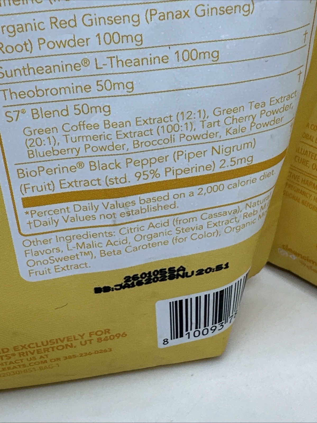 (2) Clean Simple Eats Energy + Pre Workout (30 Servings) Exp.2028