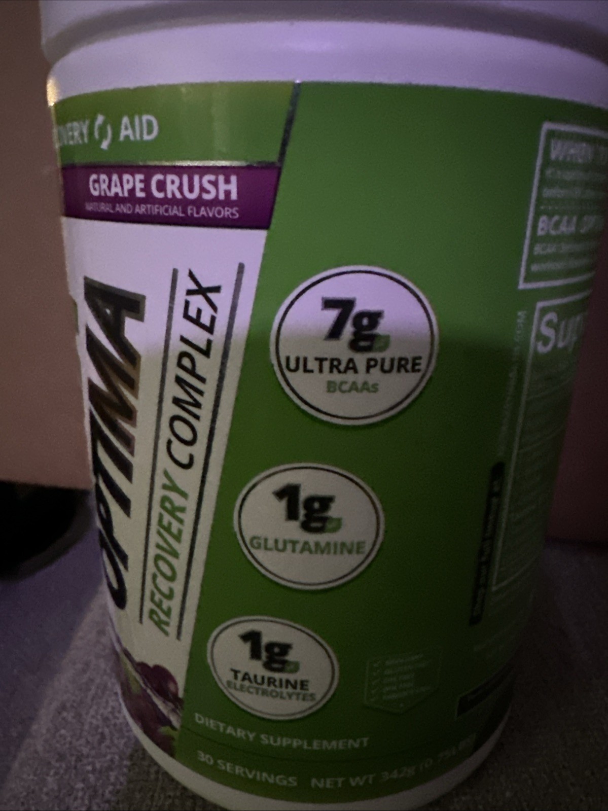 Fuel Your Recovery with NutraKey BCAA Optima – No Sugar, No Carb, Grape Crunch