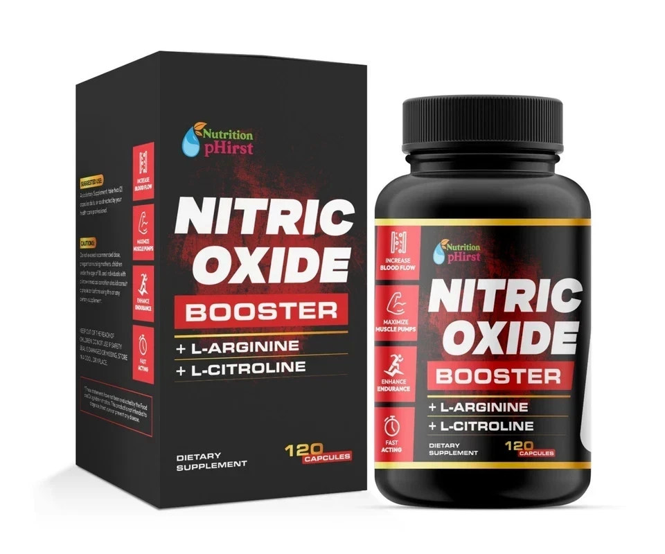 Nitric Oxide & Circulation Booster L-Arginine, L-Citrulline Extra Strengthh