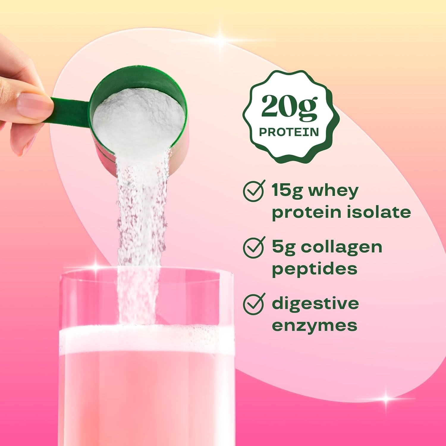 Bloom Whey Clear Protein Raspberry Lemonade 10 Servings 9.07 fl oz Collagen