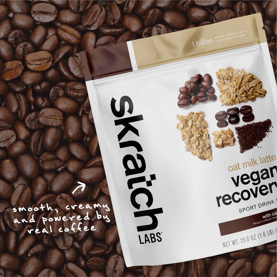 Skratch Labs Recovery Drink Mix – Oat Milk Latte – Post Workout Powder – Comp…